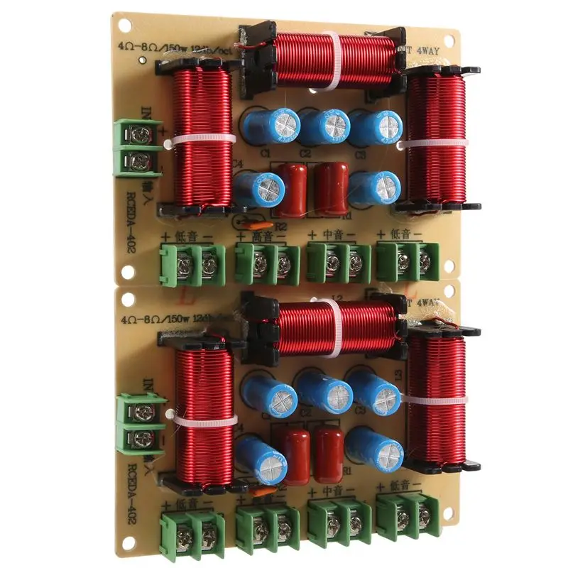 ABHZ-2PCS Четырехполосный аудио-кроссовер-разделитель частот, не требующий пайки, для модификации домашних колонок
ABHZ-2PCS Четырехполосный аудио-кроссовер-разделитель частот, не требующий пайки, для модификации домашних колонок