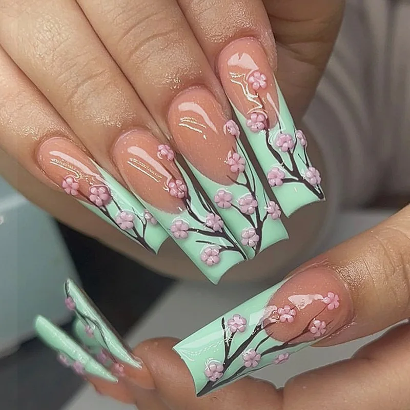 European, American and Chinese style wearing nail pads Flower French nail pads 24 pcs nail patches false nails
European, American and Chinese style wearing nail pads Flower French nail pads 24 pcs nail patches false nails