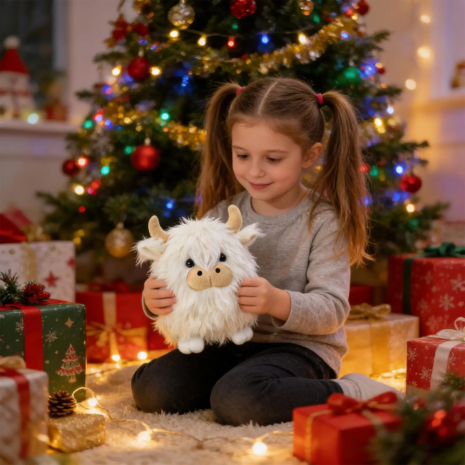 Мягкая игрушка-корова 20 см, милая мягкая кукла с длинными волосами, мягкие игрушки-коровы для детей, девочек, декор для спальни, дома, детской, дивана, полок
Мягкая игрушка-корова 20 см, милая мягкая кукла с длинными волосами, мягкие игрушки-коровы для детей, девочек, декор для спальни, дома, детской, дивана, полок