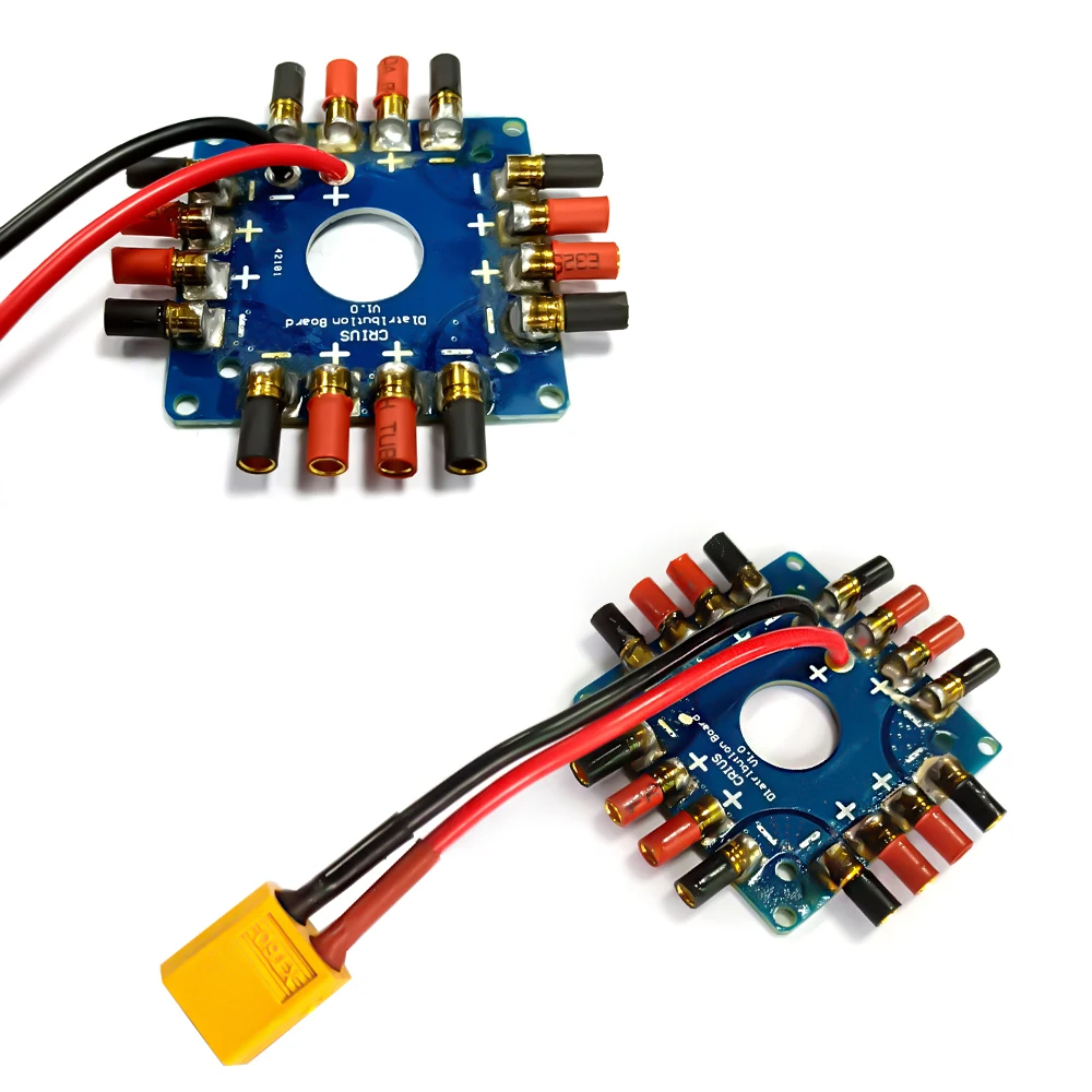 Waterproof ESC Distribution Board Connection Board Soldered T / XT60 Plug & 3.5mm Banana Bullet Connectors For Quadcopter FPV
Waterproof ESC Distribution Board Connection Board Soldered T / XT60 Plug & 3.5mm Banana Bullet Connectors For Quadcopter FPV