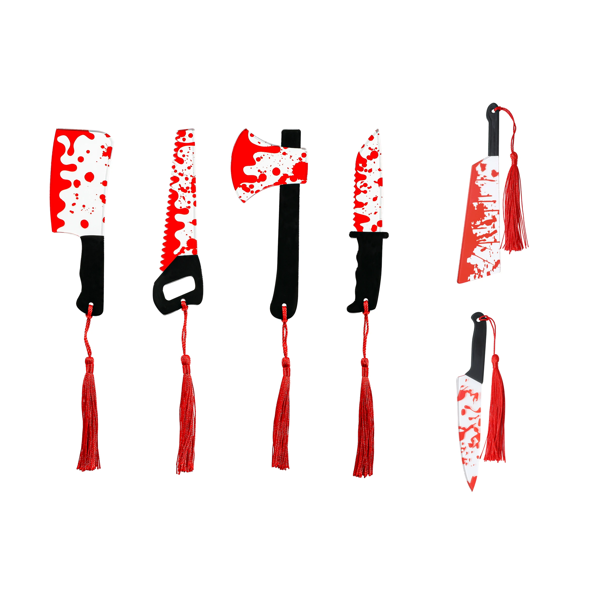 1pcs Horror Scarlet Knife Bookmark with Red Tassel Reading Lover Reading Accessory Student Study Stationery
1pcs Horror Scarlet Knife Bookmark with Red Tassel Reading Lover Reading Accessory Student Study Stationery