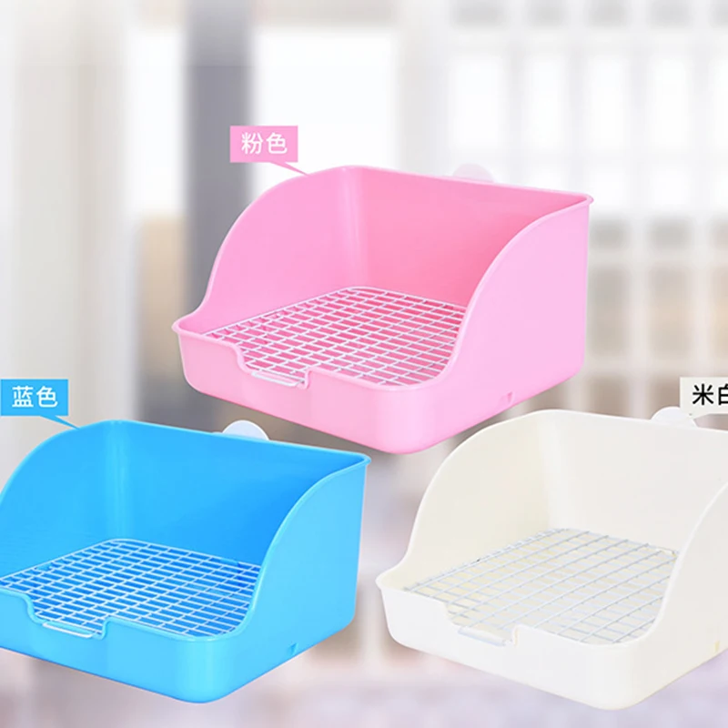 Rectangular Pet Toilet Chinchillas Bunny Potty Trainer Corner Small Animal Litter Pee Pan PP Plastic Rabbit Litter Box
Rectangular Pet Toilet Chinchillas Bunny Potty Trainer Corner Small Animal Litter Pee Pan PP Plastic Rabbit Litter Box