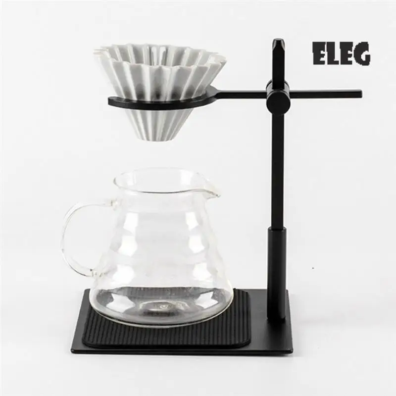 ELEG-Adjustable Double Filter Cup Holder For Pour Over Coffee Maker, Aluminum Alloy Dripper Stand, Coffee Drip Brewer Rack
ELEG-Adjustable Double Filter Cup Holder For Pour Over Coffee Maker, Aluminum Alloy Dripper Stand, Coffee Drip Brewer Rack