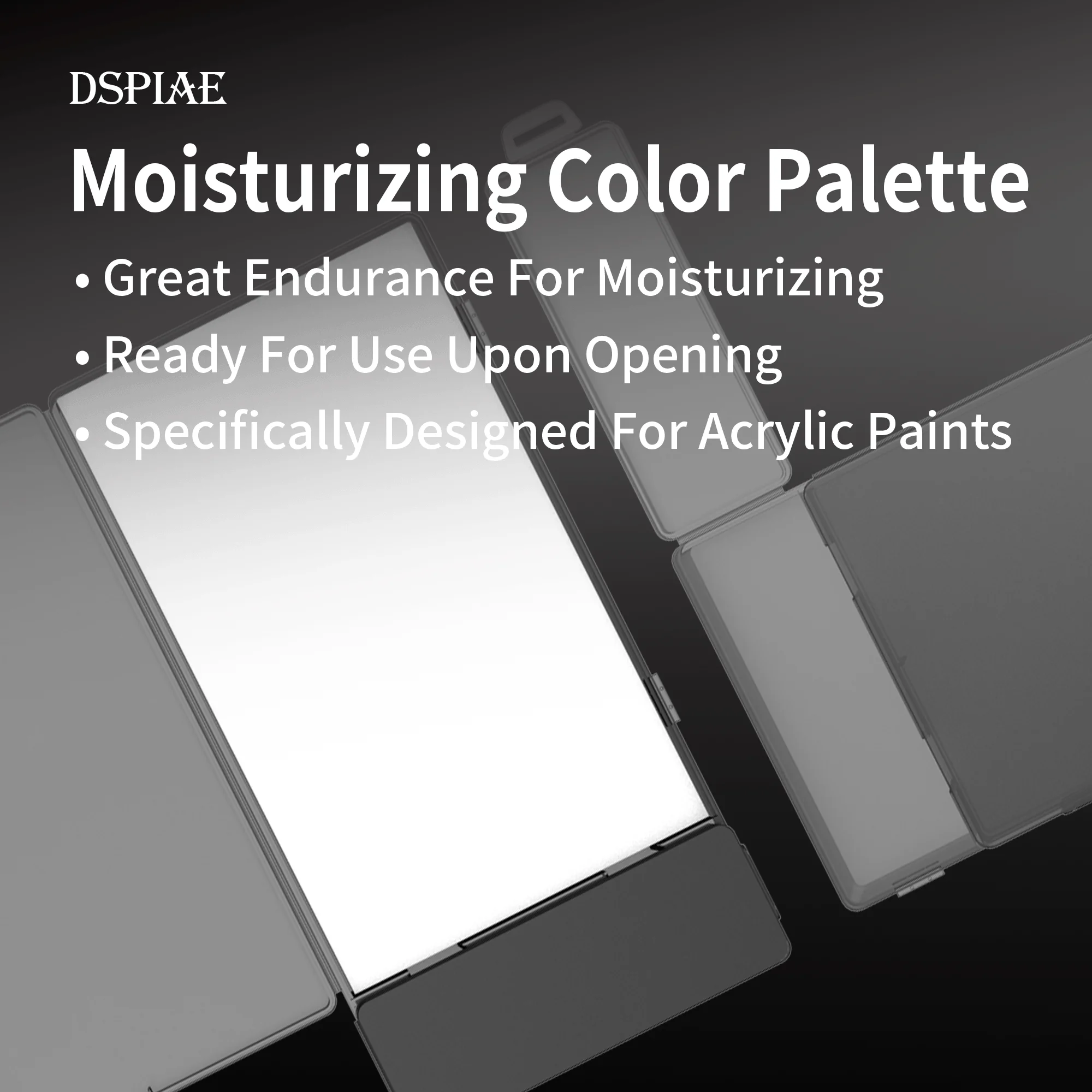 DSPIAE MP Series Moisturizing color palette for water-based paints Moisture-retaining Palette For Acrylic Paints
DSPIAE MP Series Moisturizing color palette for water-based paints Moisture-retaining Palette For Acrylic Paints