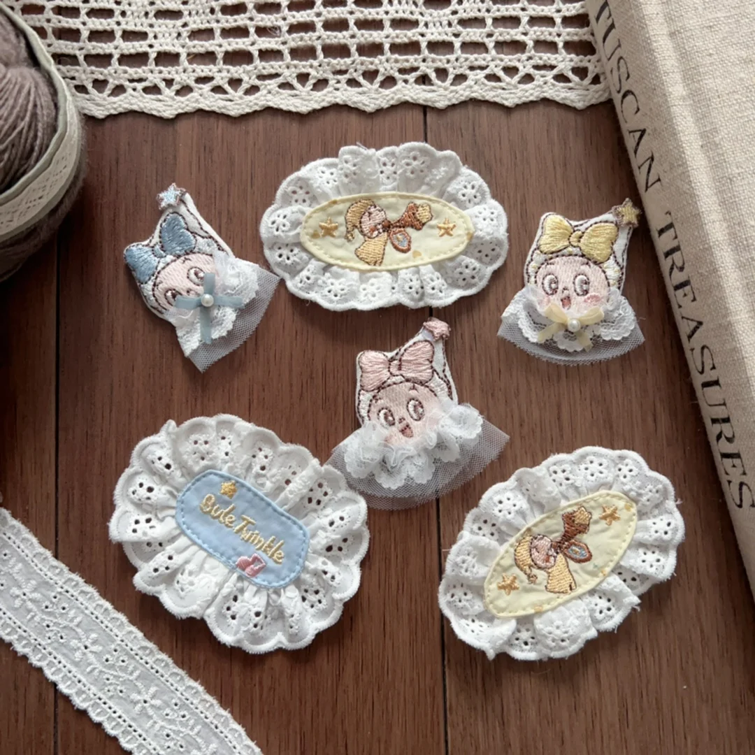 Premium Lace Fabric Patch Hair Clip Soft Cartoon Cute Adhesive Back for Shoes Socks Phone Case Bag Clothing Trim
Premium Lace Fabric Patch Hair Clip Soft Cartoon Cute Adhesive Back for Shoes Socks Phone Case Bag Clothing Trim