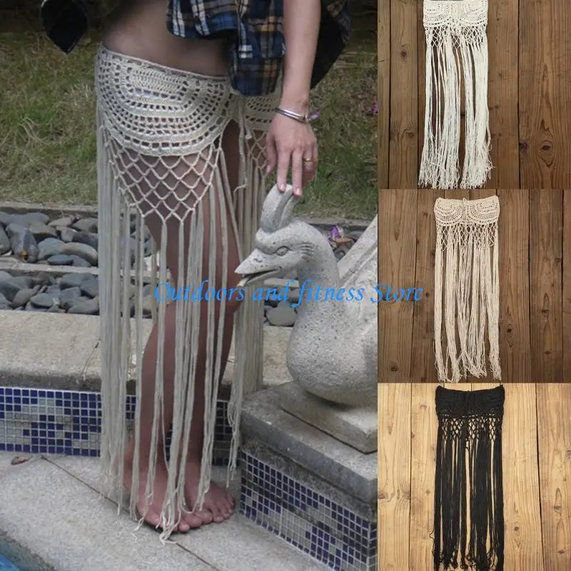 H053 Hand Knitted Swimwears Coverup Long Tassels Beach Wrap Skirt for Pool and Beach
H053 Hand Knitted Swimwears Coverup Long Tassels Beach Wrap Skirt for Pool and Beach