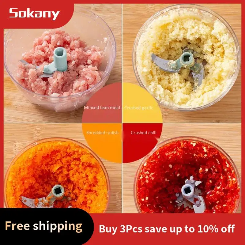 HIM-Manual Chopper Garlic Press Vegetable Fruit Twist Shredder Meat Grinder Garlic Chopper Cutter Home Kitchen Tools,900Ml
HIM-Manual Chopper Garlic Press Vegetable Fruit Twist Shredder Meat Grinder Garlic Chopper Cutter Home Kitchen Tools,900Ml