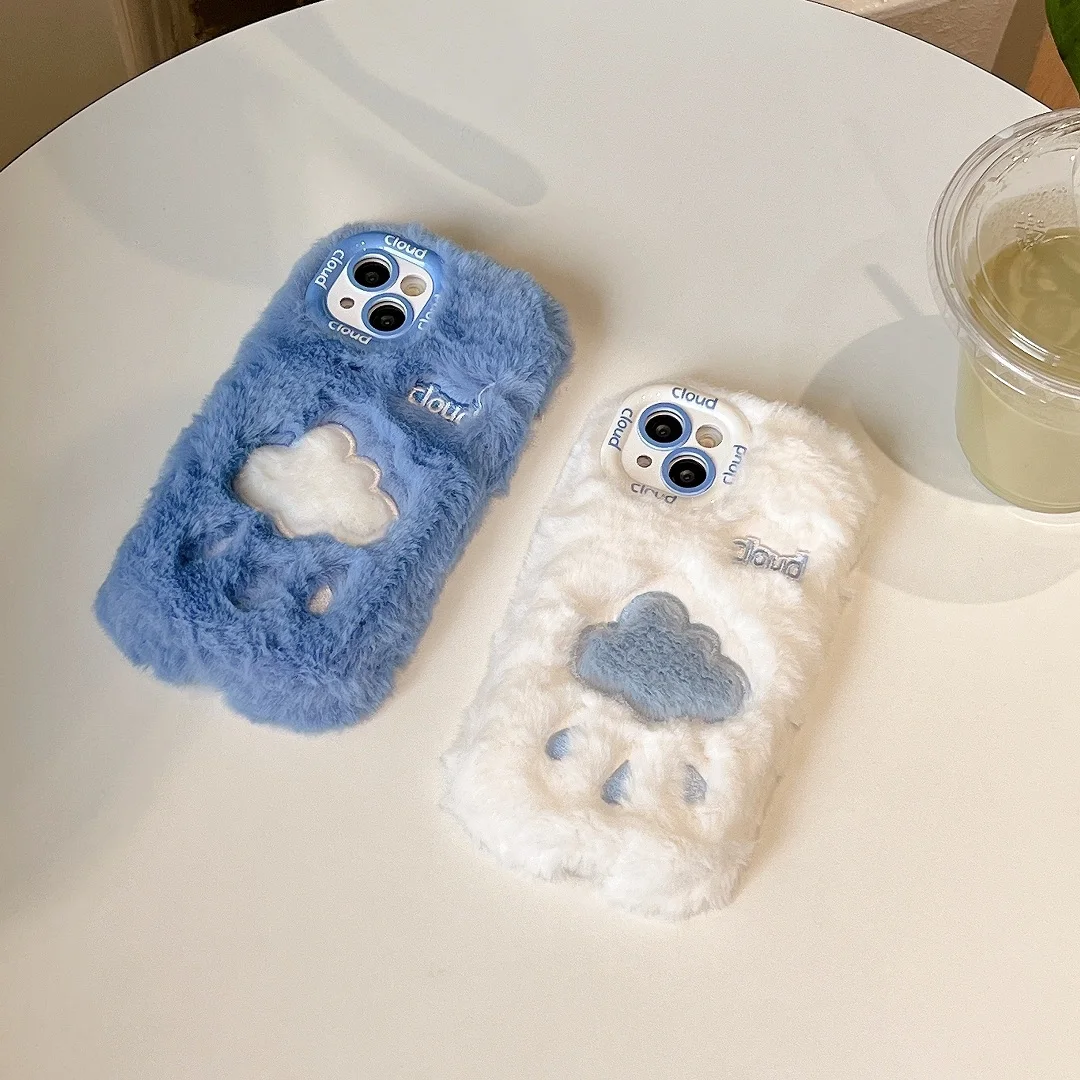 New Cute Lovable Embroidered Cloud Plush Case For iPhone 11 12 13 14 15 16 17 Pro Max Plus Shockproof Shell Fluffy Phone Cover
New Cute Lovable Embroidered Cloud Plush Case For iPhone 11 12 13 14 15 16 17 Pro Max Plus Shockproof Shell Fluffy Phone Cover