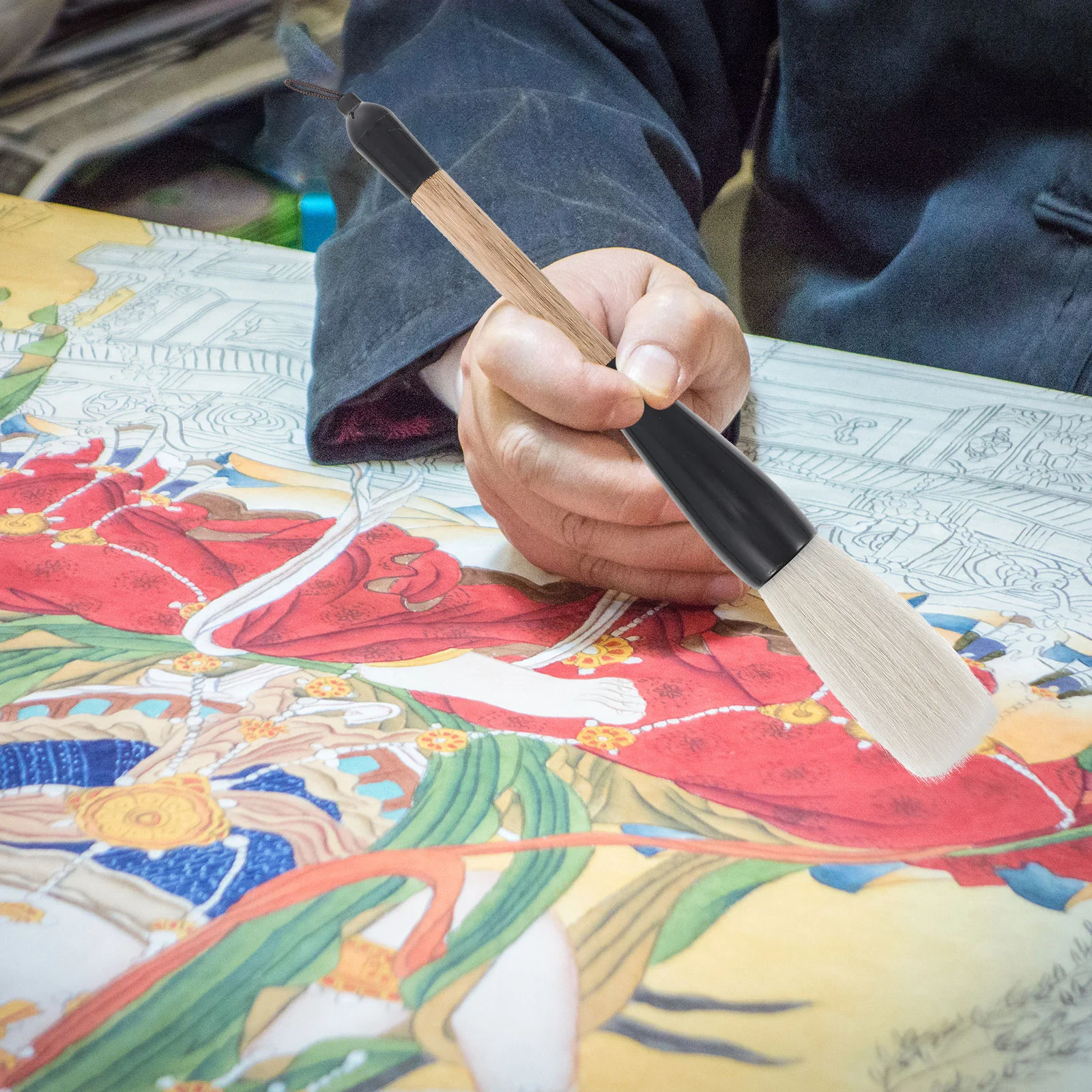 Couplet Calligraphy Brush Premium Chinese Writing Brush Pen For Artists Students Beginners Large Durable Painting Tool
Couplet Calligraphy Brush Premium Chinese Writing Brush Pen For Artists Students Beginners Large Durable Painting Tool