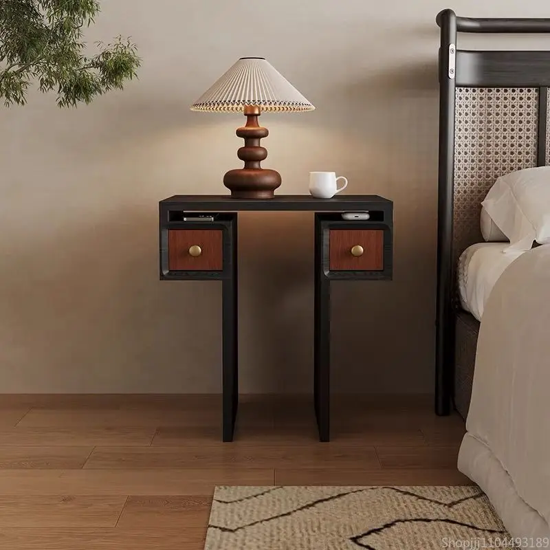 Medieval Designer Nightstand Bedside Table Household Bedroom Furniture Multifunctional Solid Wood Storage Cabinet
Medieval Designer Nightstand Bedside Table Household Bedroom Furniture Multifunctional Solid Wood Storage Cabinet