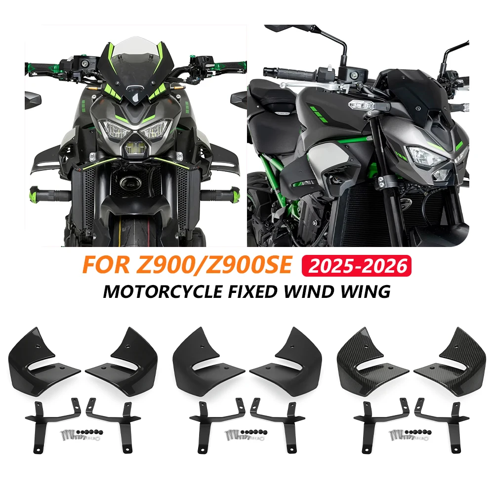 For Kawasaki Z900 SE 2025 2026 Motorcycle Front Spoiler Winglet Aerodynamic Wing Deflector Kit Z900SE Accessories Fairing Wing
For Kawasaki Z900 SE 2025 2026 Motorcycle Front Spoiler Winglet Aerodynamic Wing Deflector Kit Z900SE Accessories Fairing Wing