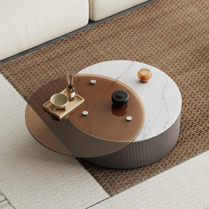 Light luxury tempered glass rock slab living room coffee table small apartment modern
Light luxury tempered glass rock slab living room coffee table small apartment modern