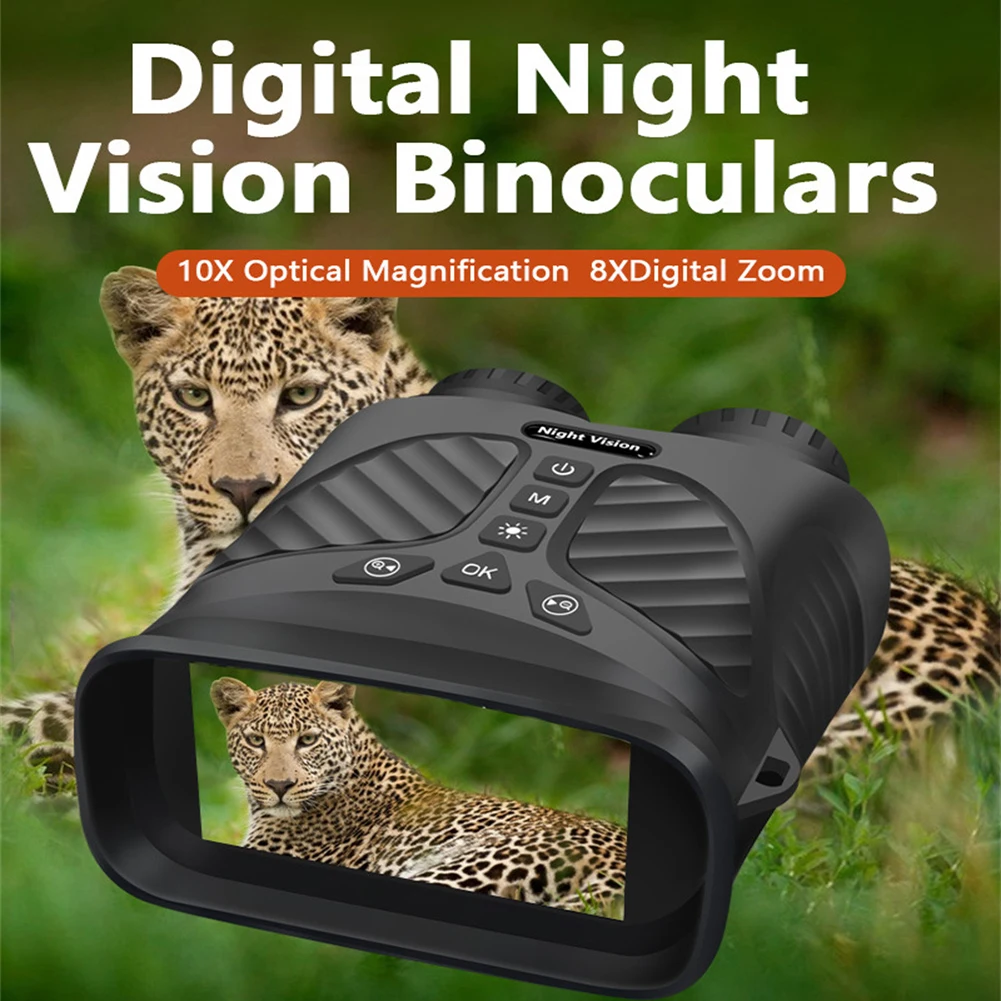 Бинокль ночного видения, инфракрасный экран 2,5K, 3-дюймовый IPS-экран, перезаряжаемый ночной вид с картой 32 ГБ, ночной диапазон 300 м, 8-кратный цифровой зум
Бинокль ночного видения, инфракрасный экран 2,5K, 3-дюймовый IPS-экран, перезаряжаемый ночной вид с картой 32 ГБ, ночной диапазон 300 м, 8-кратный цифровой зум
