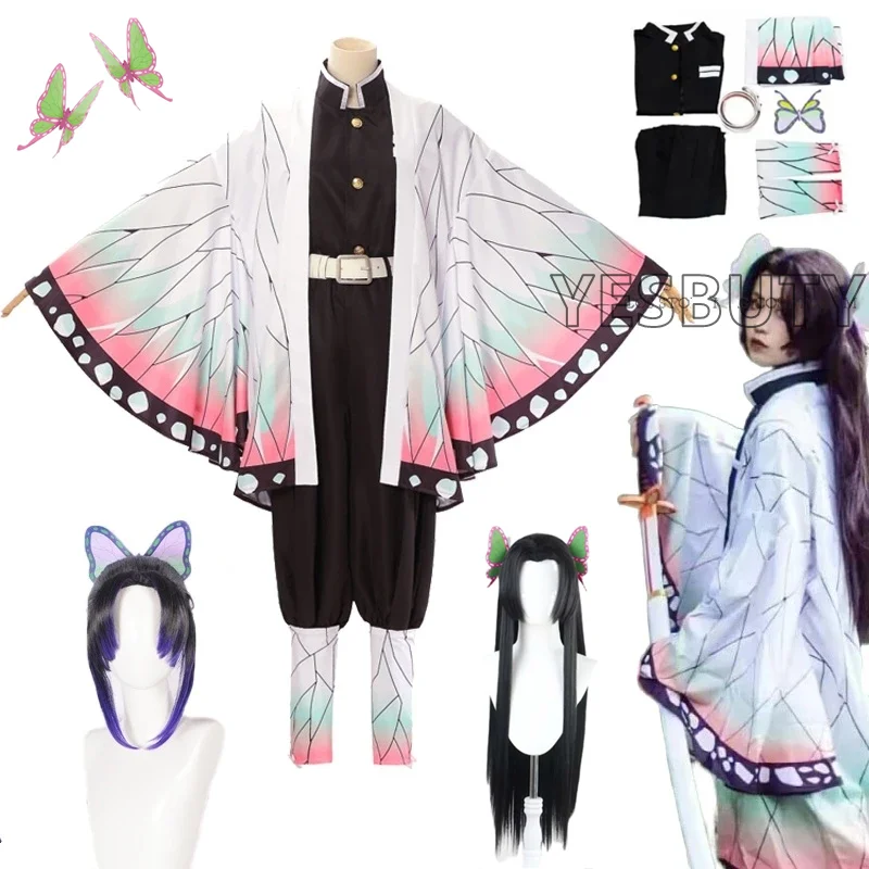bilibili Demon Slayer Shinobu Kochou Cosplay Costume Kochou Kanae Women Uniform Cloak Halloween Anime Clothes Outfit For Adult
bilibili Demon Slayer Shinobu Kochou Cosplay Costume Kochou Kanae Women Uniform Cloak Halloween Anime Clothes Outfit For Adult