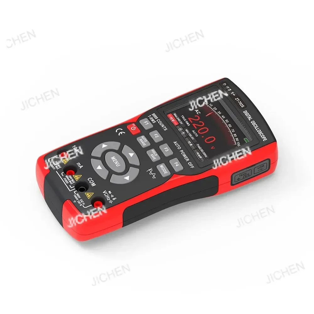 702S Digital Multimeter Oscilloscope Professional Electrician Tester Voltmeter Current Hz Cap Ohm Meter Handheld Oscilloscope
702S Digital Multimeter Oscilloscope Professional Electrician Tester Voltmeter Current Hz Cap Ohm Meter Handheld Oscilloscope