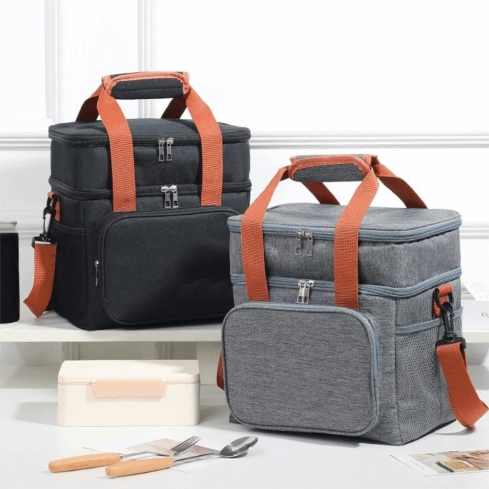Large Capacity Insulated Lunch Bag Lightweight Adjustable Shoulder Strap Picnic Tote Bag Side Pocket Handle
Large Capacity Insulated Lunch Bag Lightweight Adjustable Shoulder Strap Picnic Tote Bag Side Pocket Handle