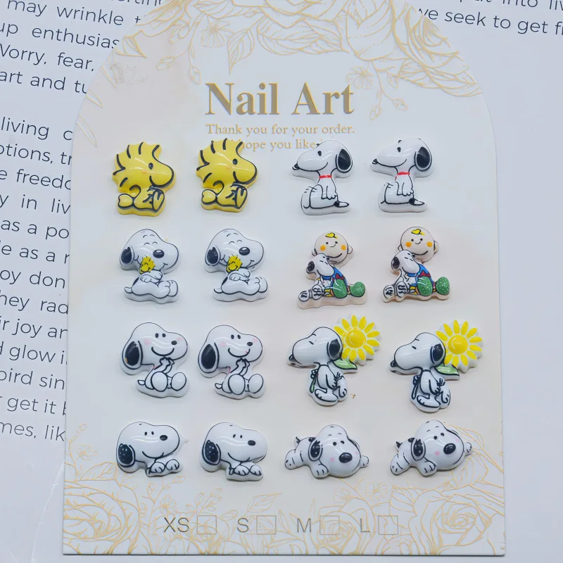 100pcs Cartoon Snoopy Nail Accessories Cute Resin Wearing Armor Accessories Cream Gel DIY Accessories
100pcs Cartoon Snoopy Nail Accessories Cute Resin Wearing Armor Accessories Cream Gel DIY Accessories