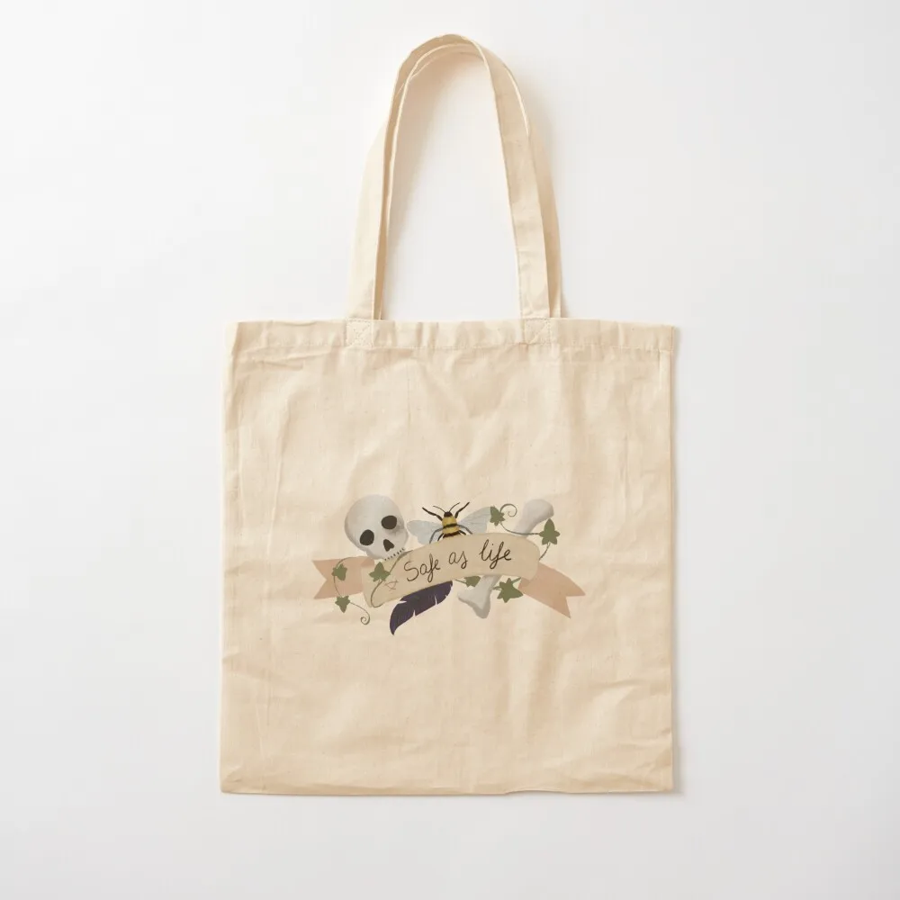 Safe as life Tote Bag eco pack Women's shopper bag Women bags tote bags cloth bags
Safe as life Tote Bag eco pack Women's shopper bag Women bags tote bags cloth bags