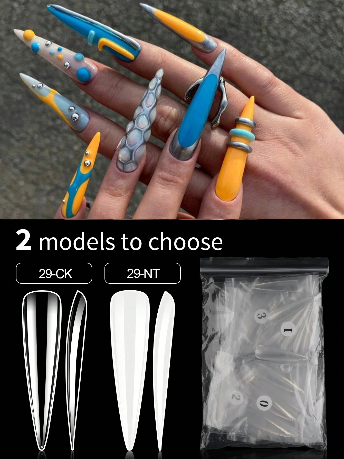 500 шт., сумка на шпильке, длинные капли воды, накладные ногти, прозрачное полное покрытие, пресс на акриловые искусственные ногти, длительное давление Na
500 шт., сумка на шпильке, длинные капли воды, накладные ногти, прозрачное полное покрытие, пресс на акриловые искусственные ногти, длительное давление Na