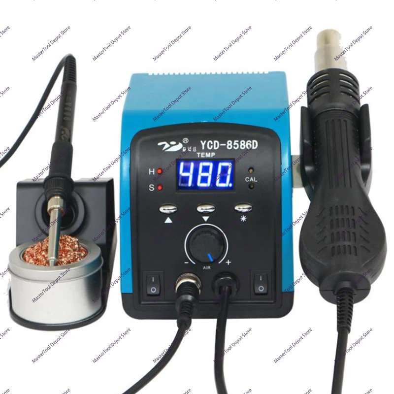 858D hot air gun LED Digital BGA rework Lead-free soldering station SMT desoldering station Temperature storage 220V / 110V 750W
858D hot air gun LED Digital BGA rework Lead-free soldering station SMT desoldering station Temperature storage 220V / 110V 750W