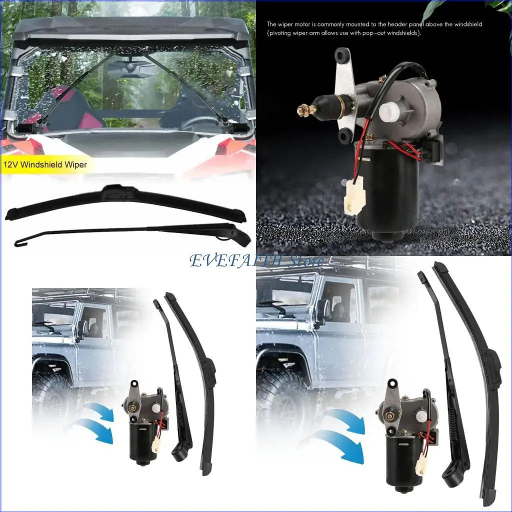 124B High Performances Electric Wiper Motor For UTV ATV Off Roading Vehicles Provide Clear Visibilities In All Weather
124B High Performances Electric Wiper Motor For UTV ATV Off Roading Vehicles Provide Clear Visibilities In All Weather