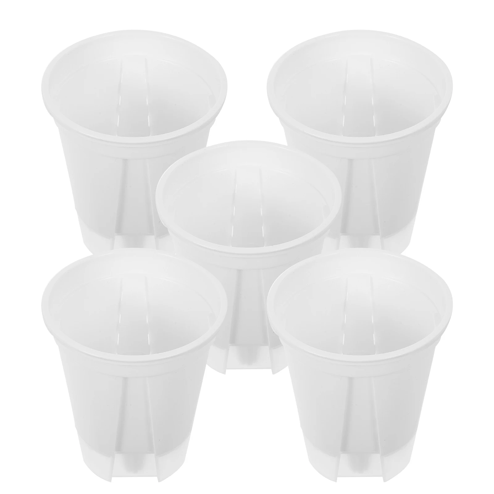 5pcs Self Watering Lazy Basin 12x8 3x14cm White Transparent Bottom Planter Pots for Plants Home Office Balcony Garden Automatic
5pcs Self Watering Lazy Basin 12x8 3x14cm White Transparent Bottom Planter Pots for Plants Home Office Balcony Garden Automatic