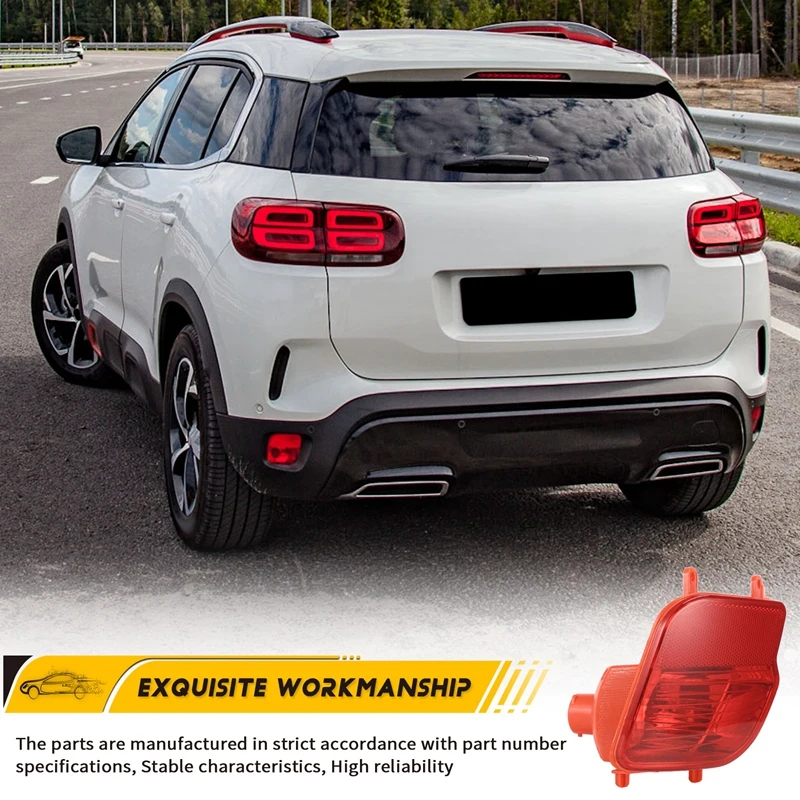 Rear Bumper Reflector Plate for Peugeot 4008 Citroen C5 AIRCROSS 2016+ Warning Reflector Light Trim-A02G
Rear Bumper Reflector Plate for Peugeot 4008 Citroen C5 AIRCROSS 2016+ Warning Reflector Light Trim-A02G