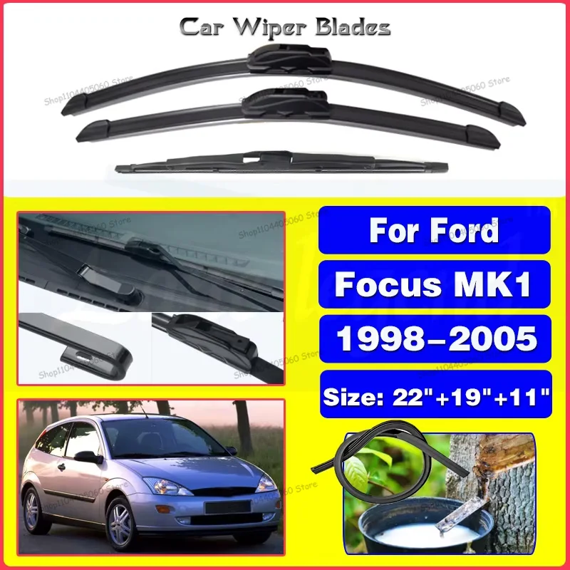Wiper Front & Rear Wiper Blades Set Kit For Ford Focus MK1 1998-2005 1999 2000 2001 2002 Windshield Windscreen Window 22"19"11"
Wiper Front & Rear Wiper Blades Set Kit For Ford Focus MK1 1998-2005 1999 2000 2001 2002 Windshield Windscreen Window 22"19"11"