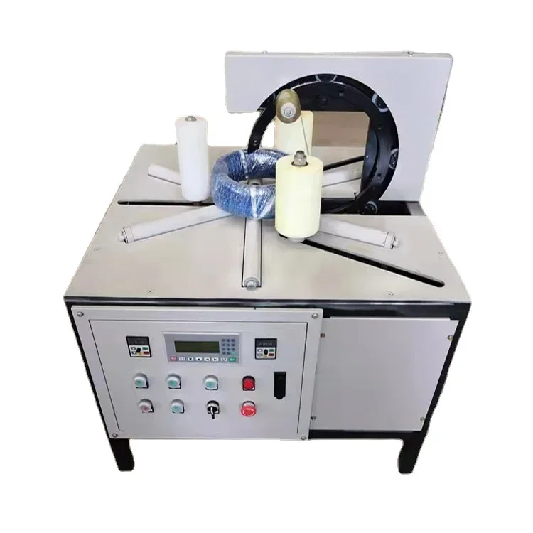 Automatic Ring Coil Stretch Film Wrapping Machine High Efficiency Packaging for Industrial Cables Tires Hoses Steel Coils
Automatic Ring Coil Stretch Film Wrapping Machine High Efficiency Packaging for Industrial Cables Tires Hoses Steel Coils