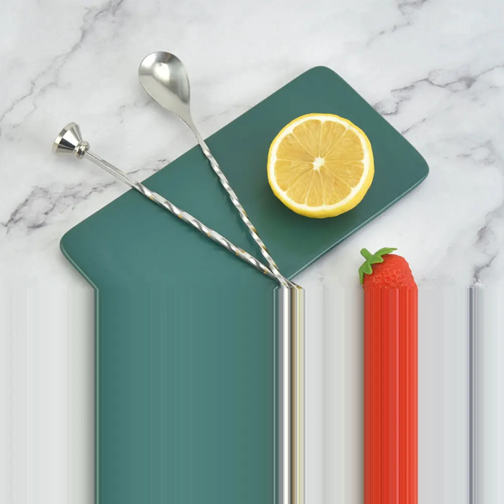 Stainless Steel Cocktail Spoon Bar Supply Mixing Spoon Beverages Silver Steel Drinks Multi Function Stirrer Household Bar Tools
Stainless Steel Cocktail Spoon Bar Supply Mixing Spoon Beverages Silver Steel Drinks Multi Function Stirrer Household Bar Tools