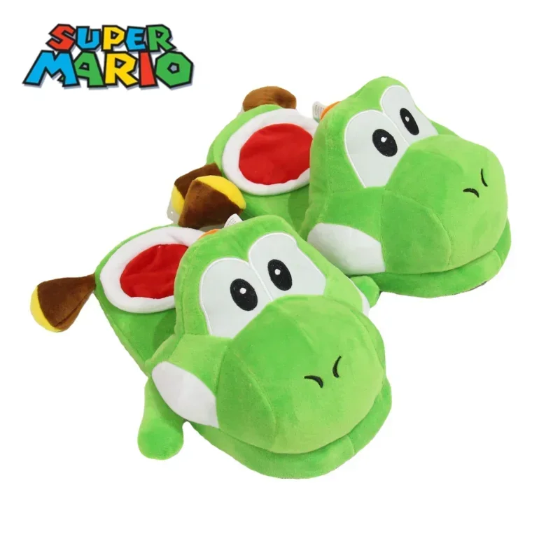 Super Marios Bros Yoshi Cosplay Peluche Slippers Men Women Cartoon Winter Warm Non-slip Soft Bottom Comfort Kawaii Cotton Shoes
Super Marios Bros Yoshi Cosplay Peluche Slippers Men Women Cartoon Winter Warm Non-slip Soft Bottom Comfort Kawaii Cotton Shoes