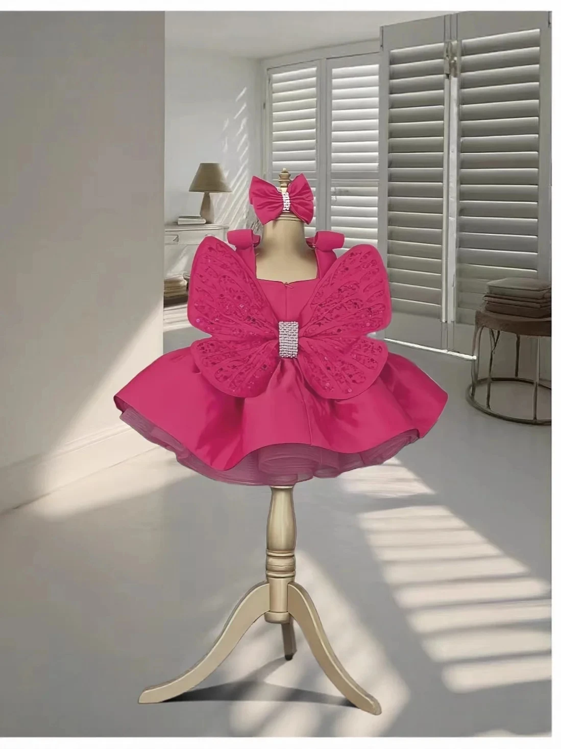 Customized Pink Flower Girl Dress For Wedding Bow Sleeveless High Waist Knee Sleeve Cute Kids Birthday First Communion Gown
Customized Pink Flower Girl Dress For Wedding Bow Sleeveless High Waist Knee Sleeve Cute Kids Birthday First Communion Gown