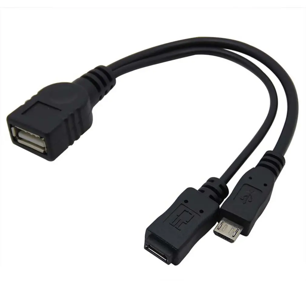 2 In 1 OTG Micro USB Host Power Y Splitter USB Adapter to Micro 5 Pin Male Female Cable Durable Micro USB OTG Cable
2 In 1 OTG Micro USB Host Power Y Splitter USB Adapter to Micro 5 Pin Male Female Cable Durable Micro USB OTG Cable