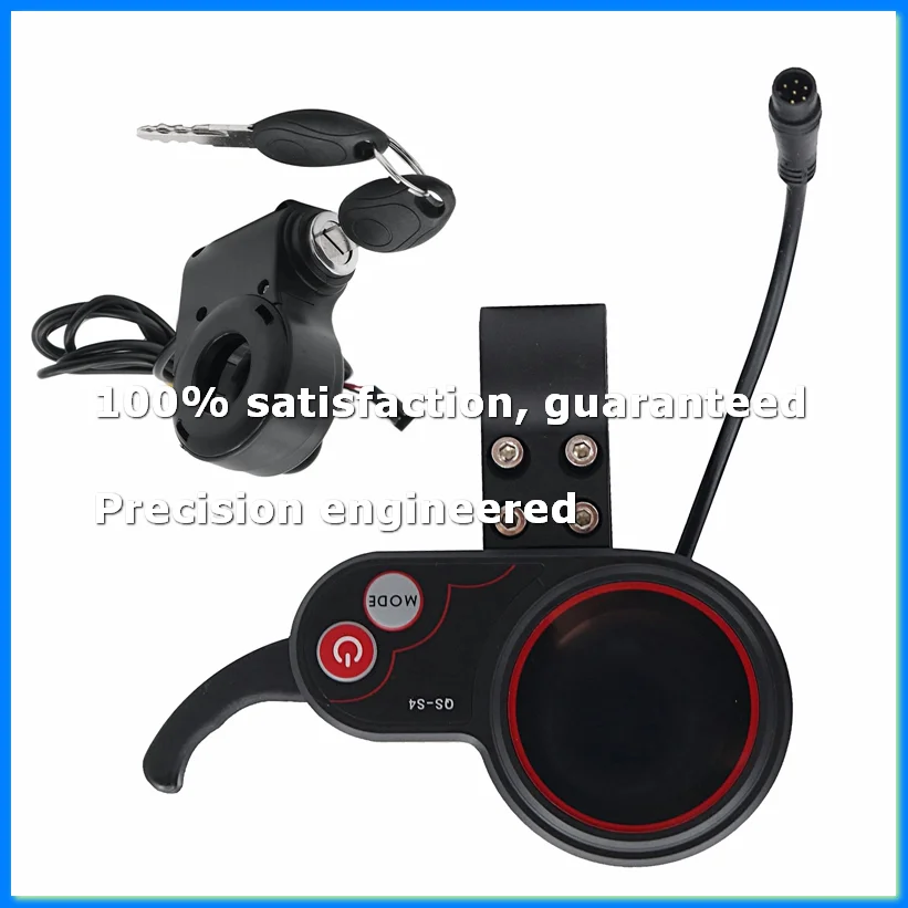 QS-S4 36V-60V Thumb Throttle LCD Display+Lgnition Lock Key for Zero 8 9 10 8X 10X Electric Scooter 6PIN Display-A62I
QS-S4 36V-60V Thumb Throttle LCD Display+Lgnition Lock Key for Zero 8 9 10 8X 10X Electric Scooter 6PIN Display-A62I