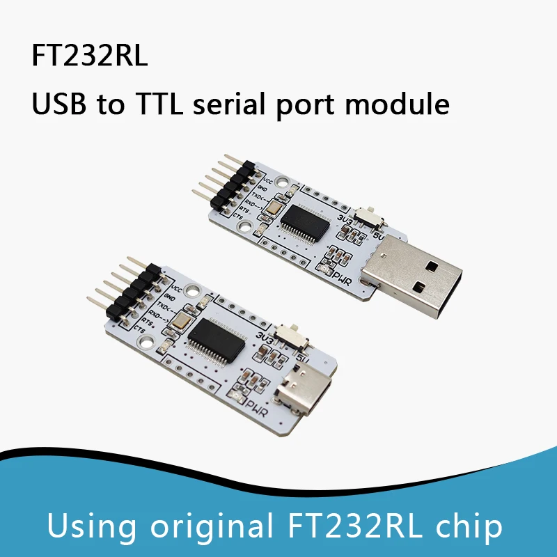 FT232RL USB To TTL Serial Port Adapter Module
FT232RL USB To TTL Serial Port Adapter Module