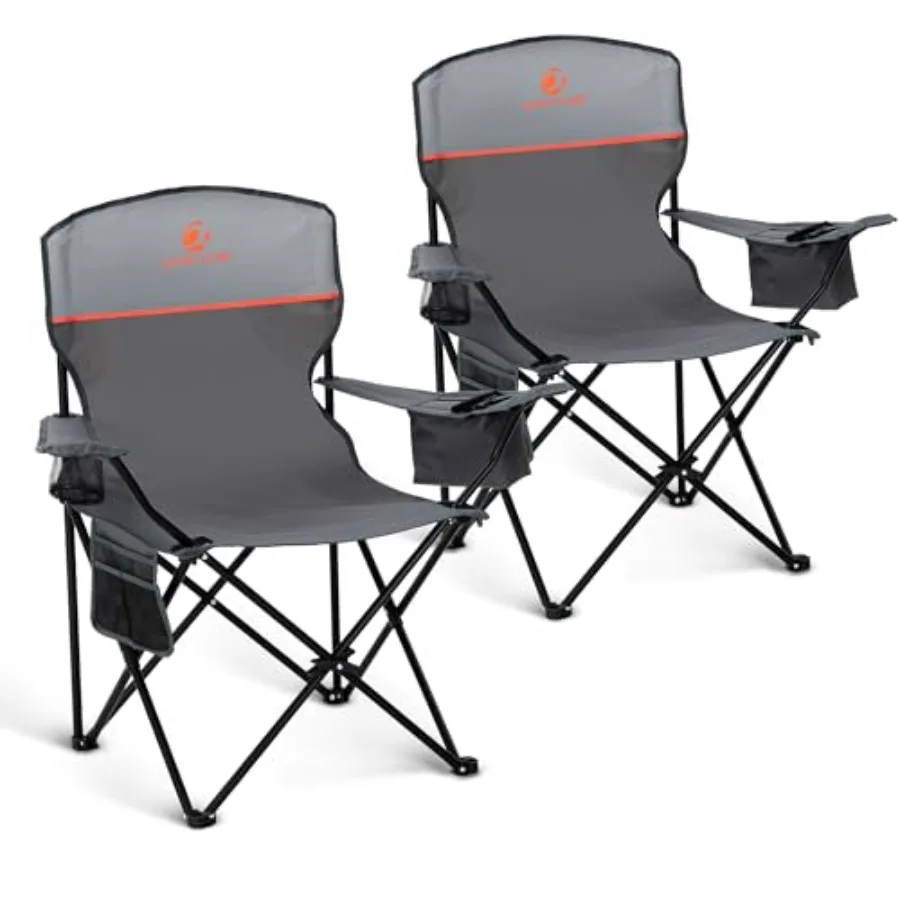 Camping Chair 2 Pack Folding Chair with 4-Can Cooler Bag Portable Lawn Chair with Cup Holder Storage Pocket Supports 250LBS Col
Camping Chair 2 Pack Folding Chair with 4-Can Cooler Bag Portable Lawn Chair with Cup Holder Storage Pocket Supports 250LBS Col