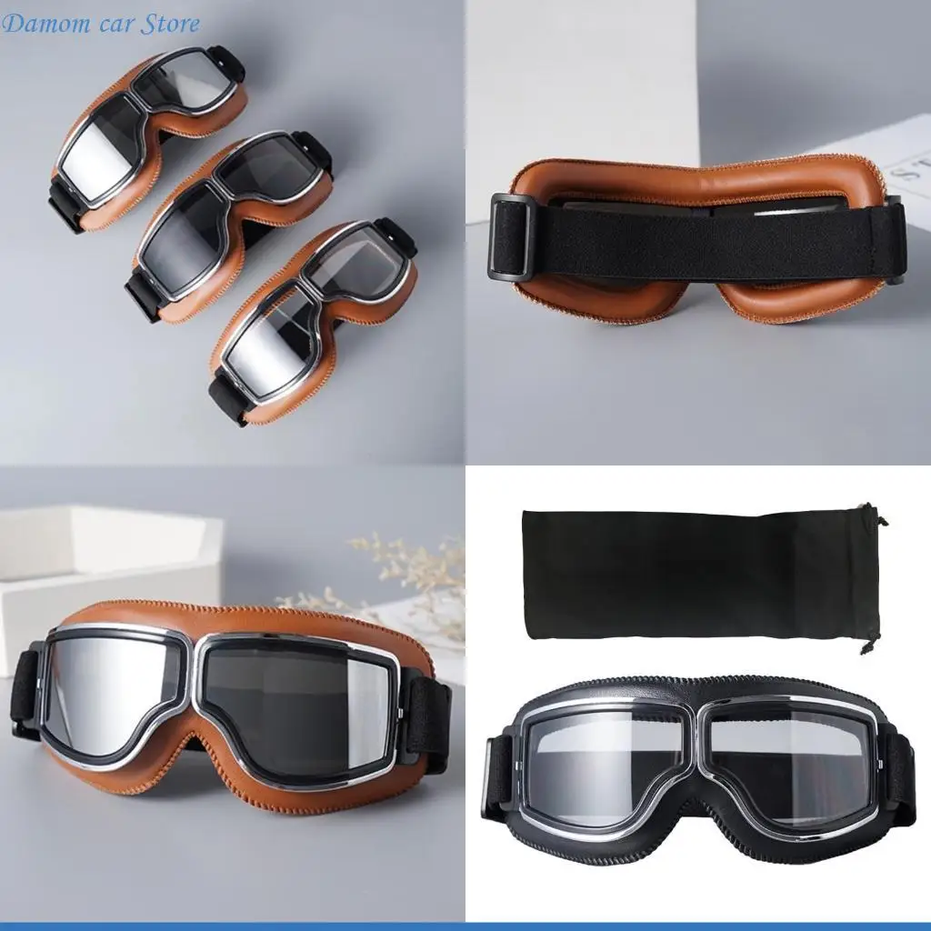 A2UC Motorcycle Goggles Vintage Cruiser Scooters Goggle Outdoor Sand Goggles Bike Racer Cruiser Touring Eyewear
A2UC Motorcycle Goggles Vintage Cruiser Scooters Goggle Outdoor Sand Goggles Bike Racer Cruiser Touring Eyewear