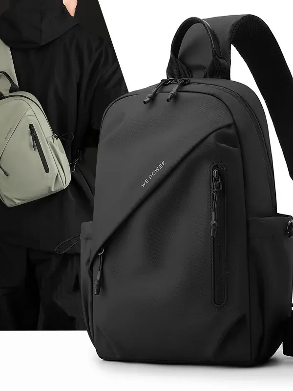 New Men's Large Capacity Crossbody Bag Waterproof Casual Chest Bag for Commute Travel Outdoor Sports
New Men's Large Capacity Crossbody Bag Waterproof Casual Chest Bag for Commute Travel Outdoor Sports