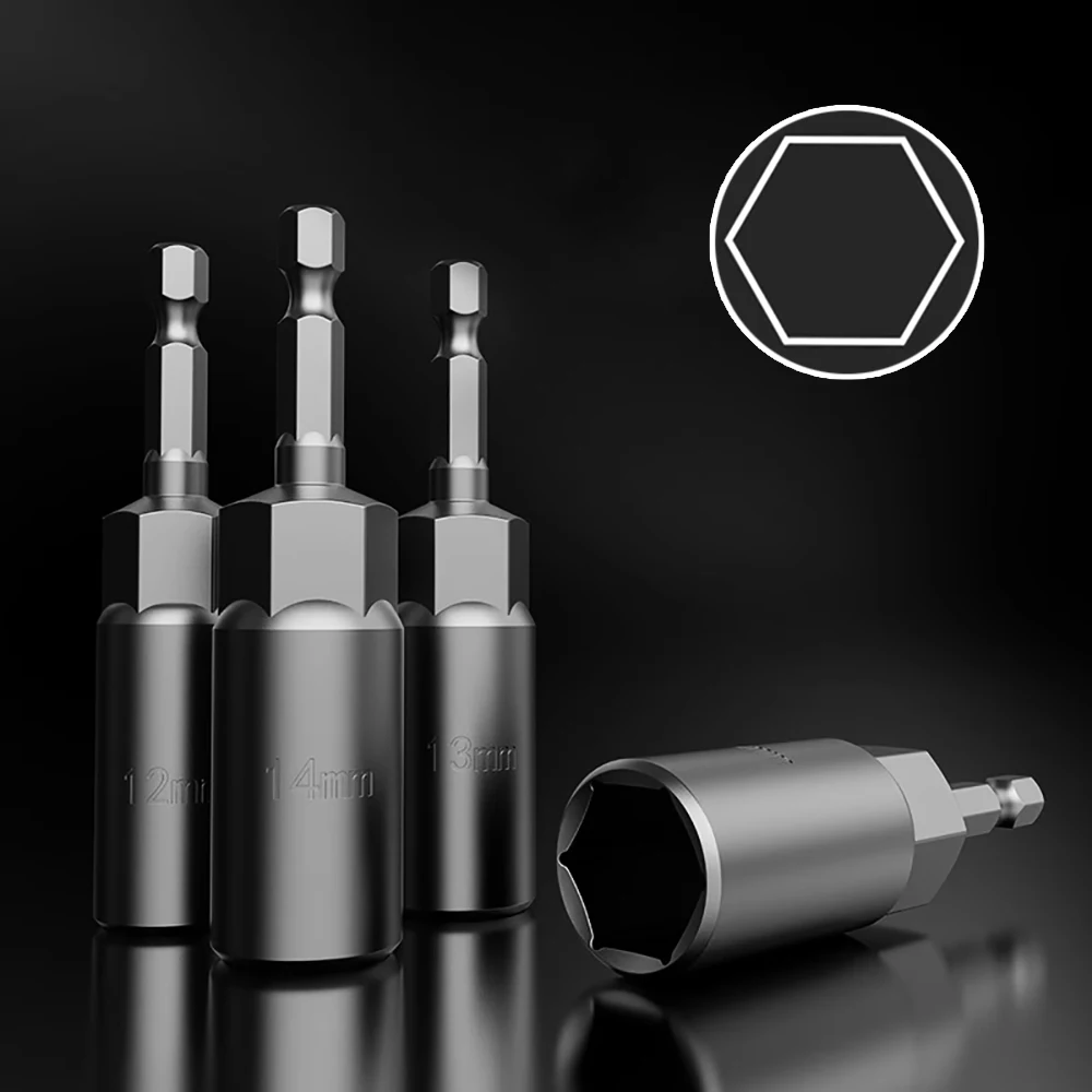 1pcs Deep Hex Socket Set 1/4" Hex Shank Drive Electric Socket Head for Impact Nut Bolt Drill Bits Screwdrivers Bits 31-34mm Deep
1pcs Deep Hex Socket Set 1/4" Hex Shank Drive Electric Socket Head for Impact Nut Bolt Drill Bits Screwdrivers Bits 31-34mm Deep