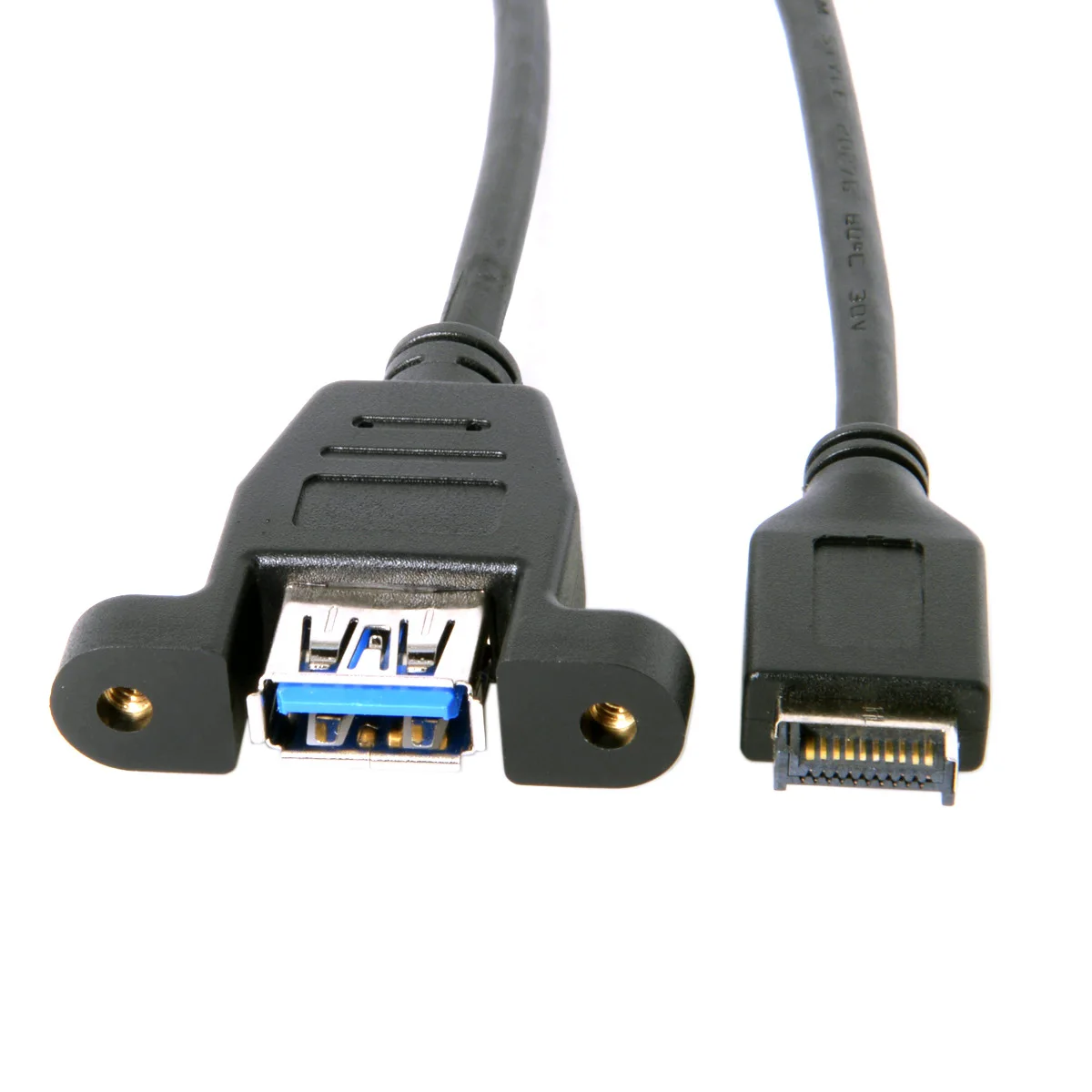 50-сантиметровый панельный Удлинительный кабель типа «мама» USB 3,1 с передней панелью для USB 3,0
50-сантиметровый панельный Удлинительный кабель типа «мама» USB 3,1 с передней панелью для USB 3,0
