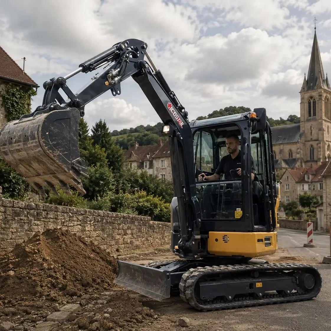 CE Certified Euro 5 Mini Excavator 3.5 Ton Hydraulic Crawler Digger for EU Construction Market
CE Certified Euro 5 Mini Excavator 3.5 Ton Hydraulic Crawler Digger for EU Construction Market