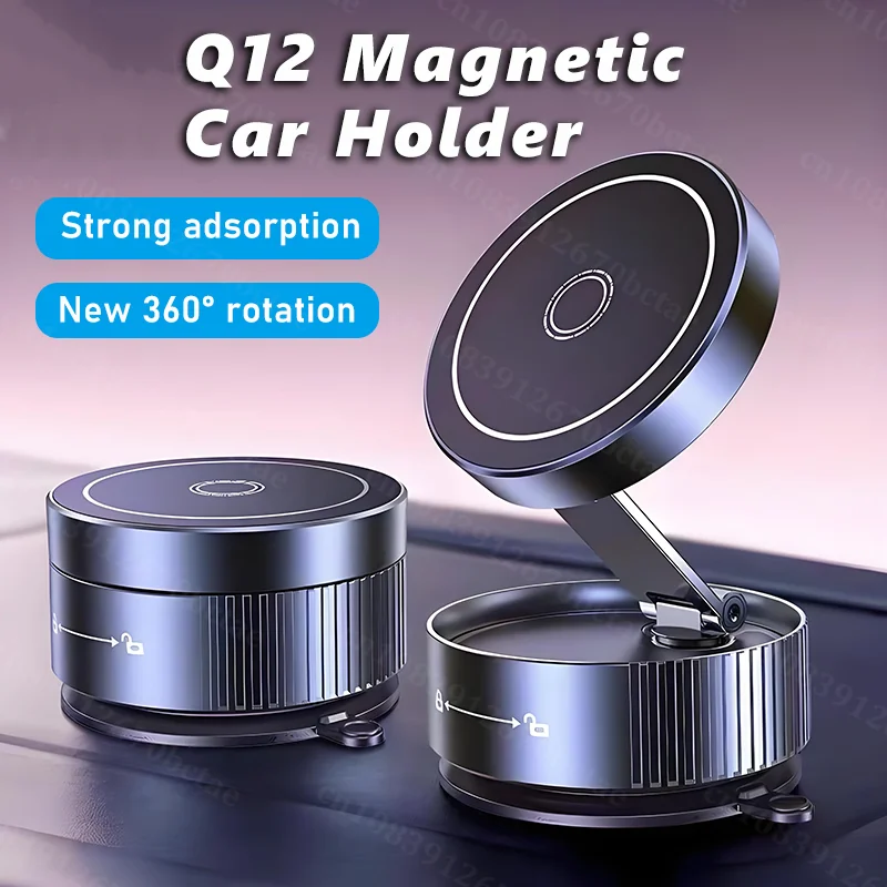 Q12 Strong Magnetic Car Phone Holder Foldable 360° Rotation Vacuum Adsorption For Car/Desk/Bathroom Universal Car Phone Holder
Q12 Strong Magnetic Car Phone Holder Foldable 360° Rotation Vacuum Adsorption For Car/Desk/Bathroom Universal Car Phone Holder