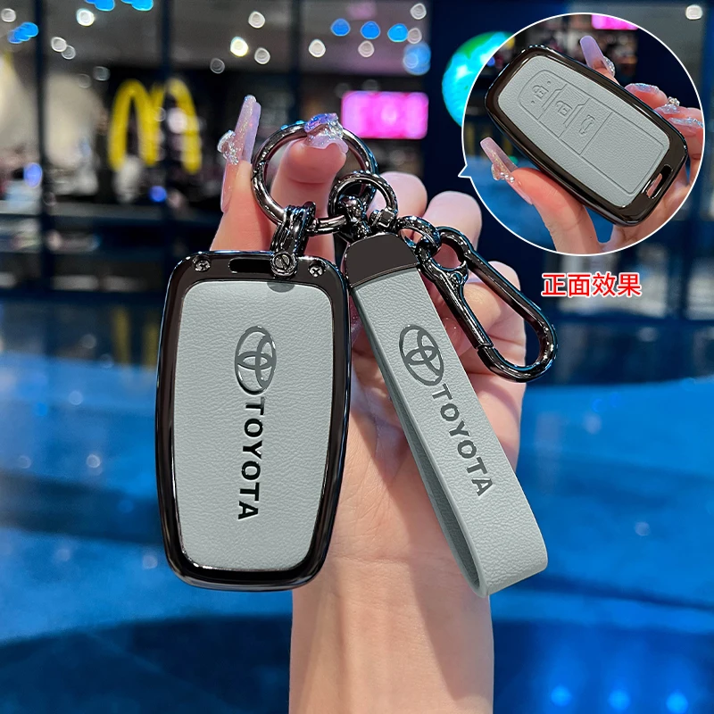 Fashion Car Key Case Cover Protective Shell For Toyota Corolla Hybrid 2021 Rav4 Land Cruiser Prado Camry Highlander Prius C-HR
Fashion Car Key Case Cover Protective Shell For Toyota Corolla Hybrid 2021 Rav4 Land Cruiser Prado Camry Highlander Prius C-HR