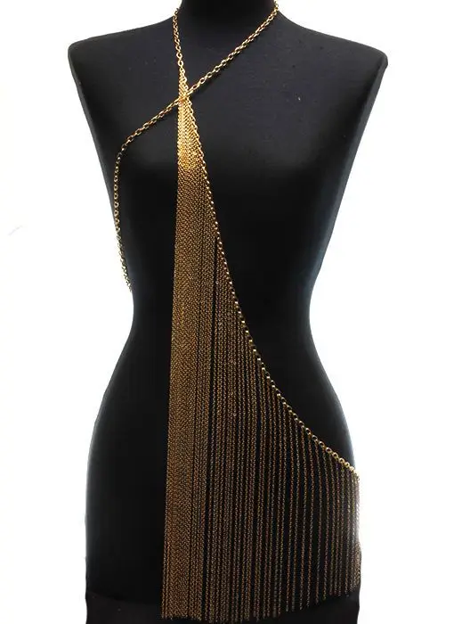B1202 Long Tassel Metel Chain Body Chains Necklace For Women Gift Two Colors Golden Silver
B1202 Long Tassel Metel Chain Body Chains Necklace For Women Gift Two Colors Golden Silver