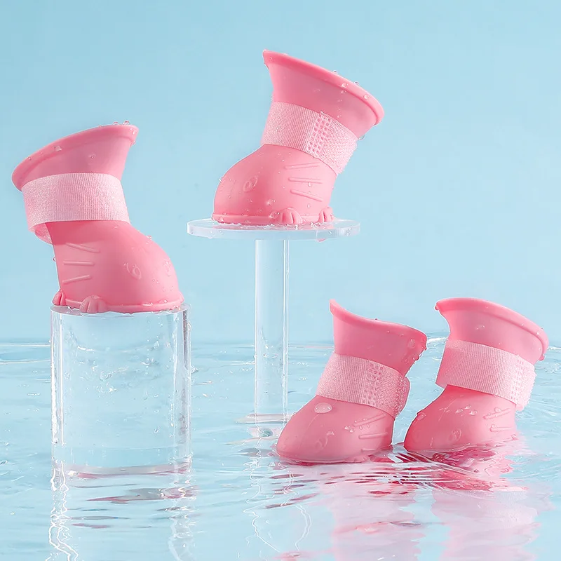 4Pcs Pet WaterProof Rainshoe Anti-slip Rubber Boot For Small Medium Large Dogs Cats Outdoor Shoe Dog Ankle Boots Pet Accessories
4Pcs Pet WaterProof Rainshoe Anti-slip Rubber Boot For Small Medium Large Dogs Cats Outdoor Shoe Dog Ankle Boots Pet Accessories