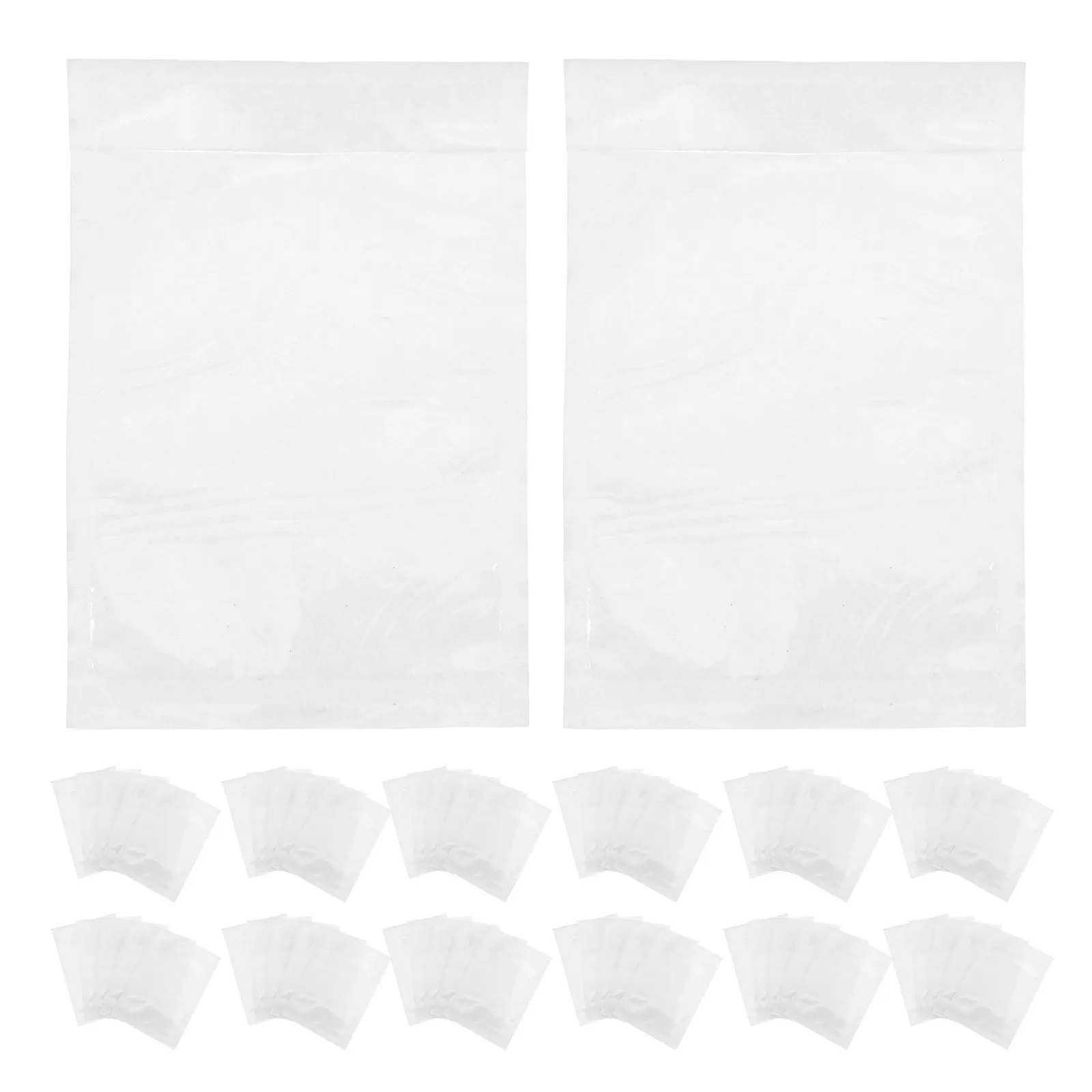 100 Pcs Clear Sealable Bags Envelopes Card Shipping Protector CPE Document Pouch
100 Pcs Clear Sealable Bags Envelopes Card Shipping Protector CPE Document Pouch