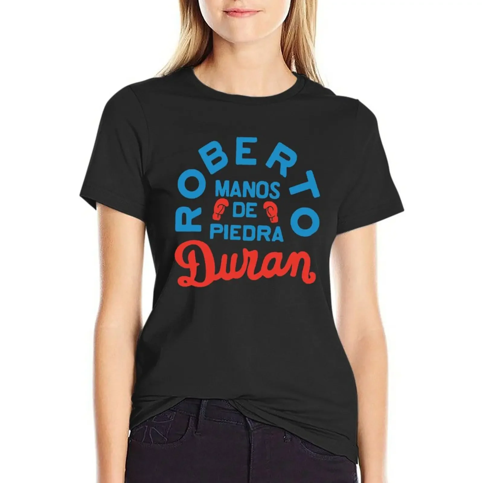 Roberto Manos De Piedra Duran T-Shirt animal print shirt for girls cute tops customs design your own spring clothes Women 2025
Roberto Manos De Piedra Duran T-Shirt animal print shirt for girls cute tops customs design your own spring clothes Women 2025