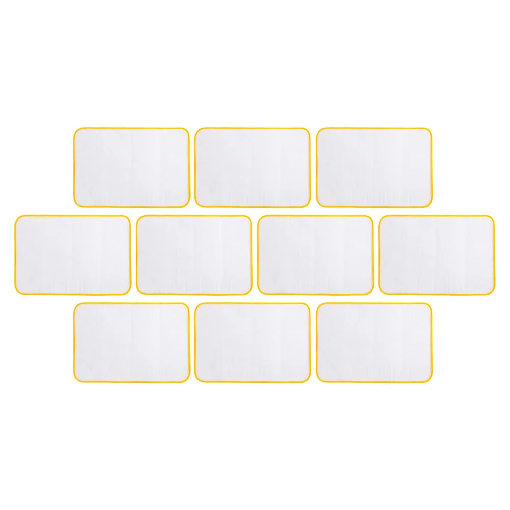 10 Pcs Drying Rack Ironing Mat Mesh Cloth Yellow Polyester Protective Insulation Pad
10 Pcs Drying Rack Ironing Mat Mesh Cloth Yellow Polyester Protective Insulation Pad