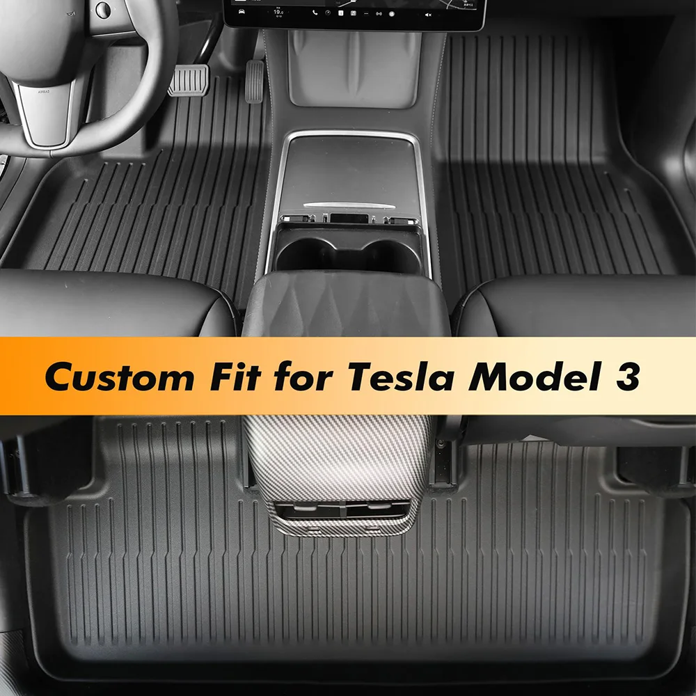 Fits For Tesla Model 3 Highland Refresh Custom TPE Floor Mats Rear Trunk Cargo Liner All Season Waterproof Dirt Resistant Car
Fits For Tesla Model 3 Highland Refresh Custom TPE Floor Mats Rear Trunk Cargo Liner All Season Waterproof Dirt Resistant Car