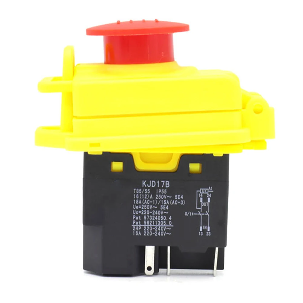 1PC KJD17B 5Pin Electromagnetic Pushbutton Switch For Mini Lathe Cutting Machine Table Saw Grinder Power Tool Accessories
1PC KJD17B 5Pin Electromagnetic Pushbutton Switch For Mini Lathe Cutting Machine Table Saw Grinder Power Tool Accessories